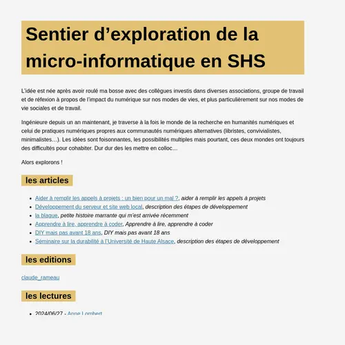 screenshot de http://semis.bebou.netlib.re